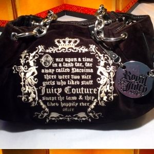 Flash sale vintage 💖Juicy Couture brown suede bag